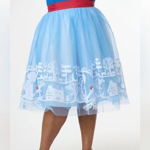 NWT unique vintage x Disney Snow White tulle midi skirt in XL